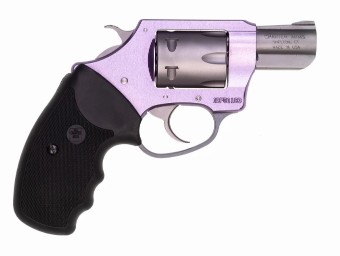 CHARTER ARMS LAVENDER LADY .22 MAG. ALUMINUM 8 SHOT 2IN FIXED STANDARD LAVENDER STAINLESS STEEL 52340 - Win Repeating Arms Promotion